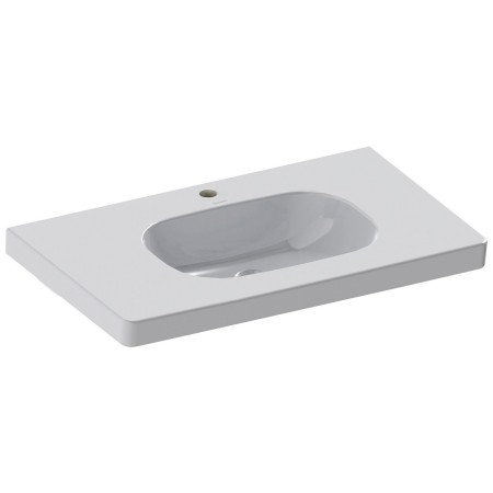 Duravit D-Code Möbelwaschtisch Med 85 cm mit 1 Hahnloch