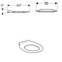 Geberit Renova Comfort WC Sitzring, barrierefrei