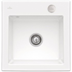 Évier encastrable Villeroy & Boch Subway 50 S, bonde avec commande excentrée