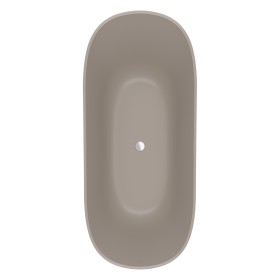 Villeroy & Boch Theano freistehende Badewanne Curved Edition, 170 x 75 cm mit SilentFlow