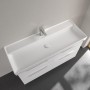 Villeroy & Boch Taro Waschtisch 120 cm mit CeramicPlus Beschichtung, 1 Hahnloch, ohne Überlauf