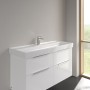 Villeroy & Boch Taro Waschtisch 120 cm mit CeramicPlus Beschichtung, 1 Hahnloch, ohne Überlauf