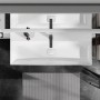hansgrohe Xevolos E Waschtisch 120 x 48 cm mit Hahnloch ohne Überlauf