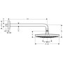 hansgrohe Raindance Select S Kopfbrause 240 2jet mit Brausearm