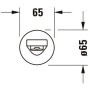 Duravit Tulum Wanneneinlauf mit runder Rosette