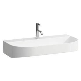 LAUFEN Sonar Waschtisch unterbaufähig 80 x 42 cm, 1 Hahnloch ohne Überlauf