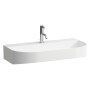 LAUFEN Sonar Waschtisch unterbaufähig 80 x 42 cm, 1 Hahnloch ohne Überlauf