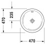 Duravit Architec Einbauwaschtisch 47 cm