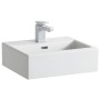 LAUFEN Living City Aufsatzhandwaschbecken 45 cm mit Überlauf und 1 Hahnloch