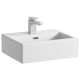 LAUFEN Living City Aufsatzhandwaschbecken 45 cm mit Überlauf und 1 Hahnloch