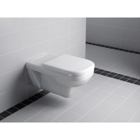 Geberit Renova Comfort Wand-WC Tiefspüler, Rimfree, eckig