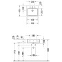 Duravit Vero Air Möbelwaschtisch mit 1 Hahnloch 50 x 47 cm, ohne Überlauf