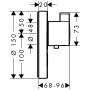 hansgrohe ShowerSelect S Thermostat Highflow Unterputz für 1 Verbraucher