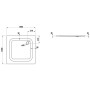 LAUFEN Platina Duschwanne XXL 100 x 100 cm ohne Antislip