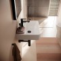 hansgrohe Xanuia Q Waschtisch Compact 550/370 mit Hahnloch und Überlauf, SmartClean