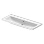 Duravit D-Neo Möbelwaschtisch 120,5 cm, ohne Hahnloch, mit Überlauf
