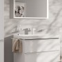 hansgrohe Tecturis E Einhebel-Waschtischarmatur 150 Fine CoolStart wassersparend+ mit Push-Open Ablaufgarnitur