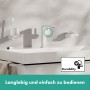 hansgrohe Tecturis E Einhebel-Waschtischarmatur 150 Fine CoolStart wassersparend+ mit Push-Open Ablaufgarnitur