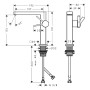 hansgrohe Tecturis E Einhebel-Waschtischarmatur 150 Fine CoolStart wassersparend+ mit Push-Open Ablaufgarnitur