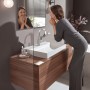 hansgrohe Vivenis Einhebel-Waschtischarmatur 210 mit Zugstangen-Ablaufgarnitur, mit Schwenkauslauf