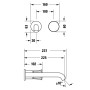 Duravit White Tulip Einhebel-Waschtischmischer Unterputz