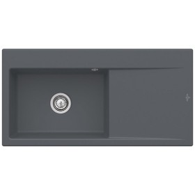 Évier encastrable Villeroy & Boch Subway Style 60 FLAT, bonde à commande manuelle, cuve à gauche