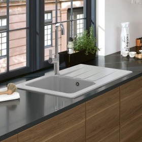 Villeroy & Boch Architectura 45 Einbauspüle, mit Ablaufgarnitur mit Handbetätigung, reversibel