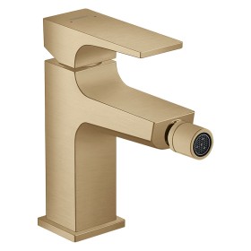 hansgrohe Metropol Einhebel-Bidetmischer mit Hebelgriff und Push-Open Ablaufgarnitur