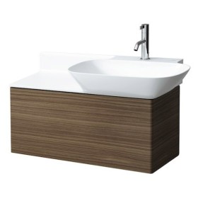 Lavabo sottopiano LAUFEN INO 90 x 45 cm con mensola a sinistra, senza troppopieno