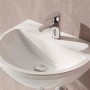 VitrA Integra Waschtisch 65 cm, ohne Überlaufloch, 1 Hahnloch mittig