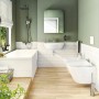 VitrA Integra Waschtisch 65 cm, ohne Überlaufloch, 1 Hahnloch mittig