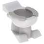 Geberit Bambini Stand-WC für Kinder mit Sitzauflagen, Tiefspüler