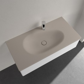 Villeroy & Boch Antao Schrankwaschtisch 100 x 50 cm, mit verdecktem Überlauf