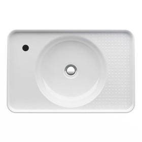 Lavabo encastrable LAUFEN Val 55 x 36 cm avec trou de robinet à gauche, sans trop-plein