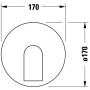 Duravit Tulum Einhebel-Brausemischer, Unterputz