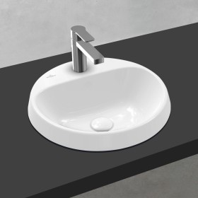 Villeroy & Boch Architectura Einbauwaschbecken 45 x 45 x 17 cm, rund, ohne Überlauf, ungeschliffen