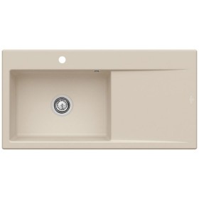 Villeroy & Boch Subway Style 60 Einbauspüle, Ablaufgarnitur mit Handbetätigung, Becken links