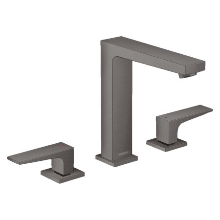 hansgrohe Metropol 3-Loch Waschtischarmatur 160 mit Hebelgriffen und Push-Open Ablaufgarnitur