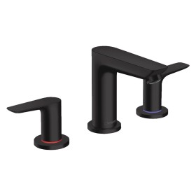hansgrohe Talis E 3-Loch Waschtischarmatur mit Zugstangen-Ablaufgarnitur