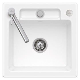 Évier encastrable Villeroy & Boch Siluet 50 S, bonde avec commande excentrée, réversible