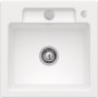 Villeroy & Boch Siluet 50 S Einbauspüle, Ablaufgarnitur mit Excenterbetätigung, reversibel