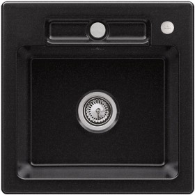 Évier encastrable Villeroy & Boch Siluet 50 S, bonde avec commande excentrée, réversible