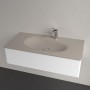Villeroy & Boch Antao Schrankwaschtisch 100 x 50 cm, ohne Überlauf, mit 1 Hahnloch