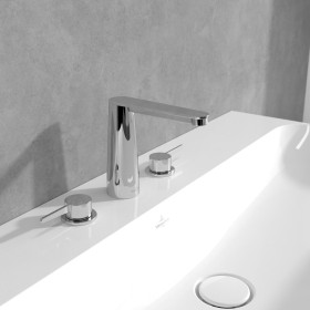 Villeroy & Boch Conum Dreiloch-Waschtischarmatur ohne Ablaufgarnitur