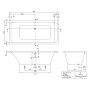 Villeroy & Boch Architectura Solo Badewanne 190 x 90 cm
