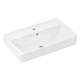 hansgrohe Xanuia Q Waschtisch Compact 650/390 mit Hahnloch und Überlauf, SmartClean