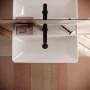 hansgrohe Xanuia Q Waschtisch Compact 650/390 mit Hahnloch und Überlauf, SmartClean