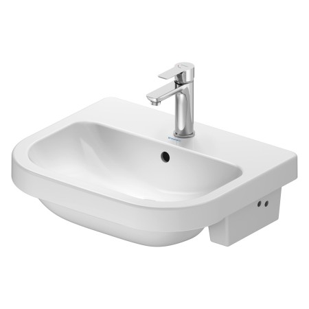 Duravit D-Code Halbeinbauwaschtisch 55 cm