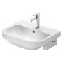 Duravit D-Code Halbeinbauwaschtisch 55 cm