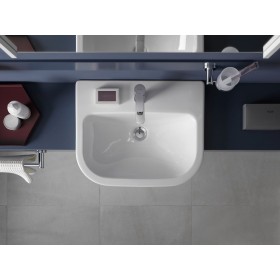 Lavabo da incasso a metà Duravit D-Code 55 cm